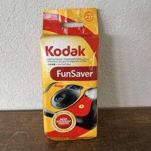 Kodak FunSaver 27 Single‎ Use Disposable Camera with Flash NOS 800 Film 01/2011